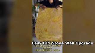 लचीले नरम पत्थर की दीवार पैनल आसान DIY स्थापना